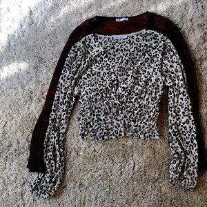 Zara Print Tops - 2 for 30 - Med